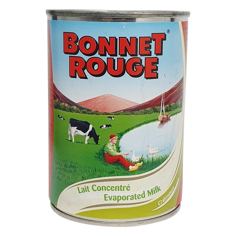 LAIT CONCENTRÉ NON SUCRÉ - BONNET ROUGE - 410G