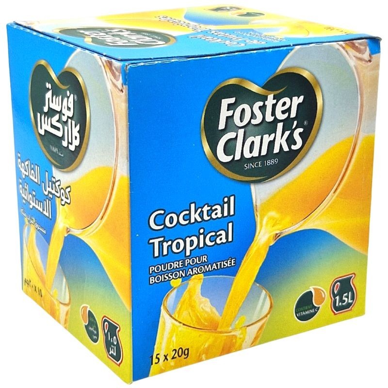 BOISSON INSTANTANÉE | COCKTAIL TROPICAL | FOSTER CLARK'S 15X20G